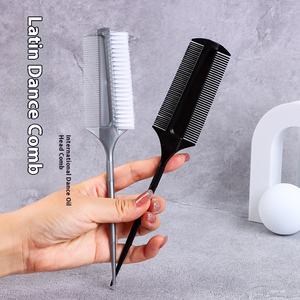<span class=keywords><strong>Brosse</strong></span> de nettoyage ionique pour cheveux d'enfants, en plastique, pour usage domestique, à dents fines, filet à cheveux invisible, huile capillaire éclaircissante, danse latine et <span class=keywords><strong>ballet</strong></span> - Product Image 2
