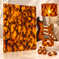 Plaque acrylique translucide effet tourbillon de fumée, en PMMA coulé, pour découpe laser, pickguards de guitare, abat-jour et artisanat