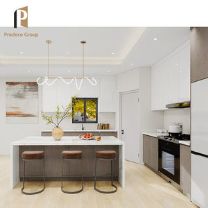 أثاث مطبخ حديث من الخشب الكلاسيكي في الولايات المتحدة الأمريكية بالكامل - Product Image 2