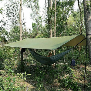 Camping Tactical Rain Fly <span class=keywords><strong>Hamaca</strong></span> Lona Fácil de llevar en Senderismo y Camping - Product Image 3