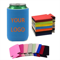Manchon de bouteille de bière en néoprène personnalisé, impression par sublimation couleur intégrale, support pour canette de bière en néoprène 5MM, housse isotherme pour canette de bière