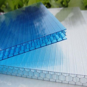 Feuille cellulaire creuse de PC de <span class=keywords><strong>polycarbonate</strong></span> multi de mur de cristal vert clair en bronze léger <span class=keywords><strong>pour</strong></span> la <span class=keywords><strong>serre</strong></span> chaude - Product Image 2