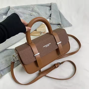 2025 New PU Hard Shell Fashion <b>Women's</b> Shoulder Crossbody <b>Small</b> Square <b>Handbag</b> with Zipper Closure - Product Image 2