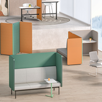 Paravent décoratif amovible en fibres pour bureau, pour protéger la vie privée