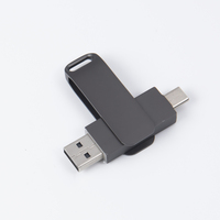 Unidad Flash USB Metálica Móvil de Gran Capacidad, 16GB-512GB, 3.0 Tipo-C, Transferencia Rápida de Datos, Colores Personalizados, Logotipo, 1 Año de Garantía