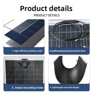 Panneau solaire flexible 150W, module photovoltaïque pliable, léger et mince, pour voiture, tente, recharge extérieure – Produit transfrontalier très demandé - Product Image 3