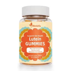 Meelefu Blaubeer-Augenpflege-Gummis Lutein-Gummis mit Zeaxanthin Unterstützt die Gesamte Augengesundheit, Sehkraft & Makuläres Netz - Product Image 1