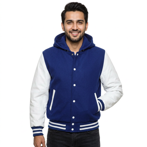 OEM Custom High Quality Leather Sleeve Letterman <b>Men</b> <b>Baseball</b> Varsity <b>Jackets</b> Kids Varsity Custom CollegeBaseballjacket <b>for</b> <b>men</b> - Product Image 1