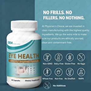 Tabletas de Luteína para el Cuidado Natural de la Salud Ocular, Suplemento para Mejorar la Claridad de la Visión, Protección Retinal, Vitaminas para la Vista, Cápsulas de Luteína - Product Image 5