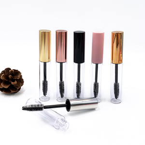 Tubos de Rímel Vacíos Delgados de 8 ml con Cepillo, Tubo de Rímel Rosa y Aplicador, Tubo de Rímel para Cejas Rosa - Product Image 2