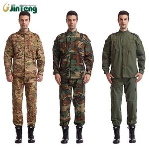 JINTENG kamuflaj yeşil taktik üniforma kurbağa takım tasarım açık güvenlik görevlisi giyim ile OEM hizmeti toptan - Product Image 1