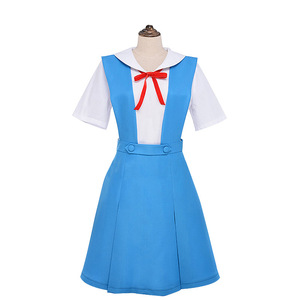 ชุดคอสเพลย์เรย์ อายานามิ สีฟ้า ชุดนักเรียนอนิเมะ - Product Image 1