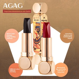 AGAG Magic - Lápiz Labial Mate de Doble Tubo de 6 Colores, Impermeable, de Larga Duración, Antiadherente, Hidratante - Product Image 3