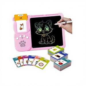 อุปกรณ์การศึกษาปฐมวัย 2 in 1 แท็บเล็ต LCD เขียนได้ พร้อมบัตรคำศัพท์พูดได้ 224 <span class=keywords><strong>คำ</strong></span> ของเล่นเสริมพัฒนาการ กระดานเขียนและเครื่องอ่านบัตร - Product Image 5
