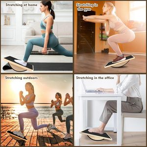 Tabla de Equilibrio Cuadrada de Madera de Alta Calidad para Ejercicios de Fitness en Casa - Product Image 4