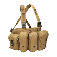 Gilet tactique d'extérieur grande capacité, multifonctionnel, pliable, en polyester, avec boucle, pour la chasse, le camping, les voyages, la pêche, chaise