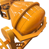 China Xingye 2026 Mini-Trommel-Zementmischmaschine, Schlamm-Dumper, Benzin/Diesel, 500L Betonmischer mit niedrigem Kraftstoffverbrauch, Motorantrieb