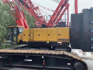 Grue sur chenilles hydraulique de 150 tonnes SCC1500A-1, équipement de levage avec moteur, boîte de vitesses et composants essentiels (roulements) - Product Image 2
