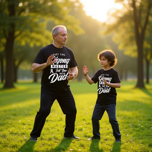 T-shirt Qi Gong Master Dad, cadeau incroyable pour père, vêtements décontractés pour hommes - Product Image 3