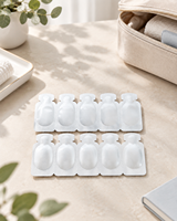 Emballage cosmétique rigide personnalisé pour aliments, texture matricielle en relief, surface antidérapante, volume de cavité uniforme, standardisé