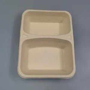 Wholesale Cheap High Quality Bagasse Corn Starch Styrofoam Fast Food Containers