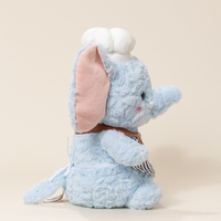 Peluches Kawaii Chef de 25 cm, adorables animaux en peluche (ours, éléphant, mouton) avec tablier, cadeau d'anniversaire pour enfants