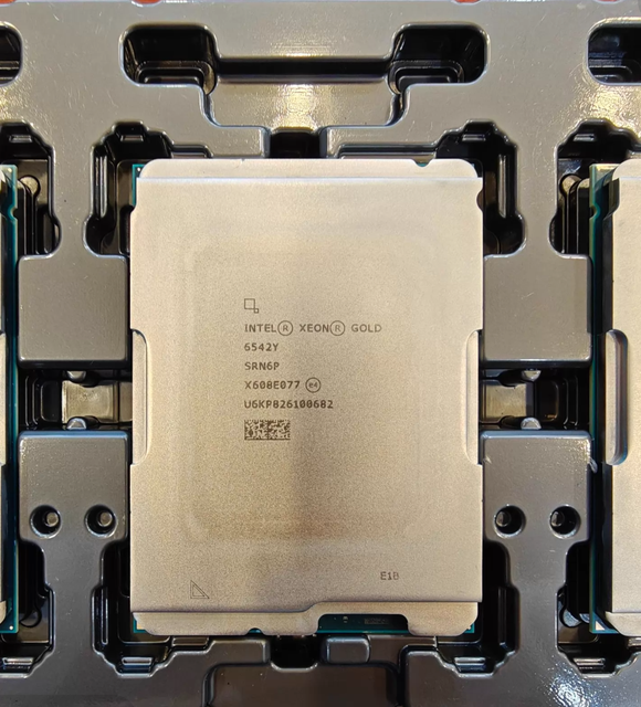For Xeon 6542Y Enterprise Server CPU 24C48T 2.9GHz Turbo 60MB Cache DDR5 5200 10nm for Cloud AI Virtualization