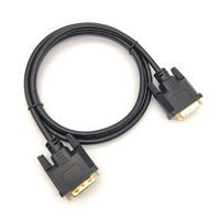 Cable de Video HD DVI Macho a DVI Macho, Chapado en Oro de 24K, 24+1, para Monitor de Computadora y Proyector