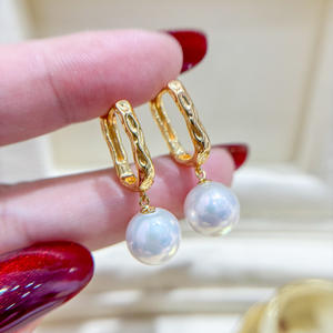 ต่างหูเงินแท้ S925 รุ่น Light Edition สำหรับประดับมุก DIY พร้อมลูกปัดขนาด 11-18 มม. รุ่น 222 สำหรับต่างหูแฟชั่นแบบห้อย - Product Image 1