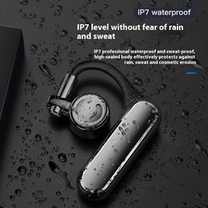 VSIDEA V36 Auriculares con gancho para la oreja, compatibles con Bluetooth, para negocios, con un solo auricular, compatibles con 2 <span class=keywords><strong>dispositivos</strong></span>, color negro - Product Image 3