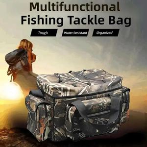 Sac à dos de pêche avec porte-cannes, échantillon gratuit, sac à dos de pêche imperméable avec bretelles cachées - Product Image 6