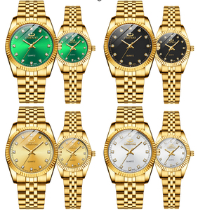 Orologio amante di vendita calda orologio da uomo e da donna in acciaio inossidabile di lusso da lavoro classico orologio da regalo impermeabile per coppia - Product Image 3