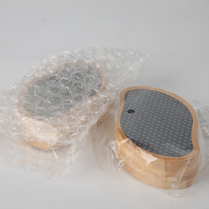 Özel Logo yeniden 2-in-1 ayak kazıyıcı pedikür aracı ayak törpüleyici nasır sökücü çift taraflı Nano cam bambu ayak dosya - Product Image 2