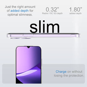 Pour le boîtier Redmi 15C TPU avec des images de marketing gratuites-Options claires et multicolores de 2.0mm de haut, 10 quantité minimale de commande, expédition rapide, usine directe - Product Image 6