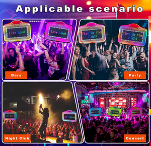 Insegna LED Digitale Moderna per Compleanno con Testo Scorrevole <span class=keywords><strong>VIP</strong></span>, Messaggio Programmato, Logo Personalizzato in Acrilico per Bottiglia - Product Image 6