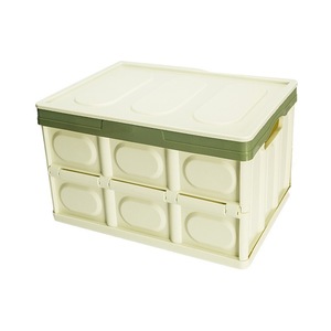 Caja de almacenamiento para coche de 30L 55L con asa, organizador de maletero para almacenamiento interior del coche - Product Image 2