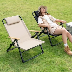 Adjustable Poolside Chaise Lounge with Sunbed Luxury Teak Sunbed for Pool Modern Waterproof Sun Lounger for Hotel Beach - Product Image 1
