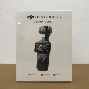 Dji osmo पॉकेट 3 निर्माता कॉम्बो जिबल स्टेबलाइजर 4k/120fps 16 मिनट 80% फुल-पिक्सेल फास्ट फोकस करने 100%