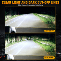 Nouveauté Mini projecteur Led haute puissance lentille voiture lumière H4 H7 H8 H11 9005 HB3 9006 HB4 pour voiture universelle 50W 12v phare de voiture