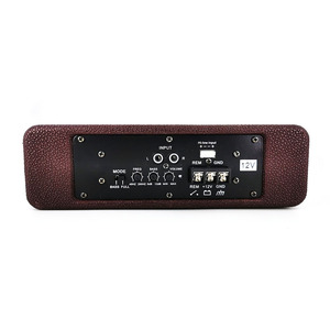 Caja de Subwoofer Activo Cuadrada de 8 Pulgadas, 12V, Alta Potencia, Madera MDF, Cubierta de Cuero, Ultra Delgado, Altavoz de Audio para Auto - Product Image 4