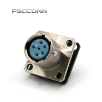 Connecteur industriel circulaire PSCCONN série Y50X 6 7 8 12 broches, prise et prise de courant aviation étanches IP67