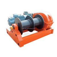 Treuil électrique robuste de 20 tonnes pour fûts en acier, frein électromagnétique, télécommande, 220V, treuil industriel, câble de grue, fil d'acier