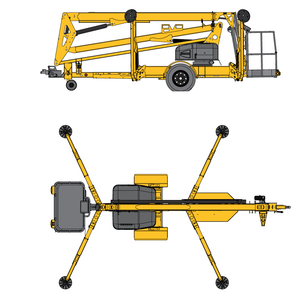 מכירה חמה 4m-20 מ 'הרמת גובה 200 ק "ג עומס בום מעלית מעלית - Product Image 6
