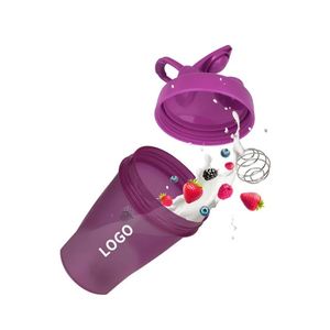 Vaso Mezclador Portátil de Plástico Rojo para Proteína en Polvo, Ideal para Gimnasio y Promociones - Product Image 3