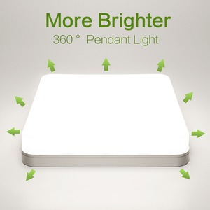 Luz de techo LED ultrafina nórdica moderna de 18W, diseño suave y simple antideslumbrante, Cuadrado de aluminio para dormitorio <span class=keywords><strong>infantil</strong></span>, sala de estar - Product Image 5