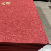 Panneaux muraux en feutre polyester haute densité Classe B1 Ignifuge Absorption acoustique Isolation thermique Matériaux acoustiques