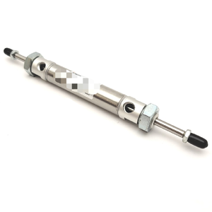 Cilindro de Corpo Redondo de Dupla Válvula Ncmw075-0200, Diâmetro: <span class=keywords><strong>3</strong></span>/4\", Curso: <span class=keywords><strong>2</strong></span>\", 8-250psi - Product Image 1