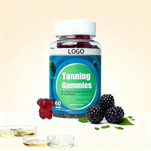Superfood Private Label Tanning Gummies Bèta-Caroteen, Lycopeen En Astaxanthine Zonvrije Bruiningsgummies Met Vitamine C En E - Product Image 3