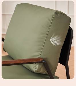 Sofá Cuadrado Europeo <span class=keywords><strong>de</strong></span> Una Plaza con Estructura Metálica, Relleno <span class=keywords><strong>de</strong></span> Esponja y Tapicería <span class=keywords><strong>de</strong></span> Tela Personalizable - Product Image 4