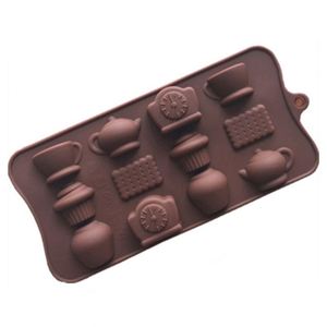 Molde de silicona reutilizable sin BPA para chocolate, caramelos o hielo, con diseño rectangular y compartimentos, ideal para relajación. ¡Gran oferta! OEM/ODM. - Product Image 3